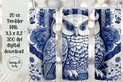 20oz tumbler owl Chinoiserie Sublimation Bundle PNG Product Image 3