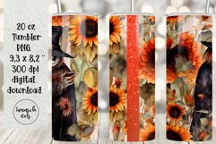 BUNDLE 20 oz tumbler gothic watercolor halloween sublimation Product Image 4