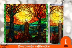 stained glass halloween sublimation 20oz tumbler BUNDLE Product Image 4