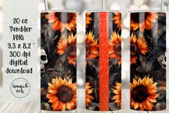 BUNDLE 20 oz tumbler gothic watercolor halloween sublimation Product Image 5