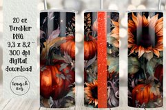 BUNDLE 20 oz tumbler gothic watercolor halloween sublimation Product Image 10