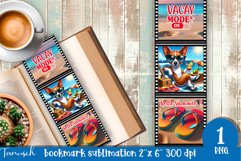 funny dog beach vacation magnet SUBLIMATION Product Image 1
