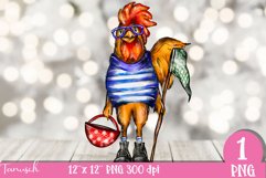 Funny Summer farm Animals Sublimation Bundle PNG Product Image 2