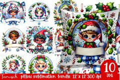 cute christmas MUG wrap Sublimation mega bundle PNG Product Image 5