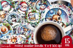 cute christmas MUG wrap Sublimation mega bundle PNG Product Image 8