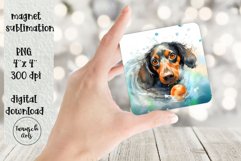 Underwater BEAGLE dog MAGNET Sublimation PNG DESIGN BUNDLE Product Image 4