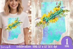 Indiana USA state sublimation Product Image 1