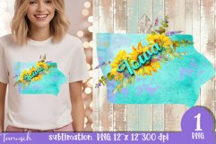 Iowa USA state sublimation Product Image 1