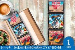 funny dog beach vacation magnet SUBLIMATION Product Image 1
