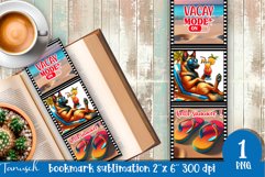 funny dog beach vacation magnet SUBLIMATION Product Image 1