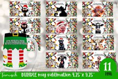 Bundle funny christmas It&#039;s fine, I&#039;m fine everything&#039;s fine Product Image 6