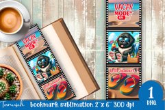 funny dog beach vacation magnet SUBLIMATION Product Image 1