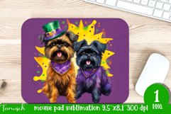watercolor affenpinscher dog mouse pad sublimation bundle Product Image 5