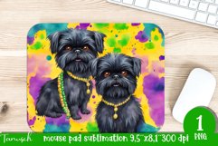 watercolor affenpinscher dog mouse pad sublimation bundle Product Image 7