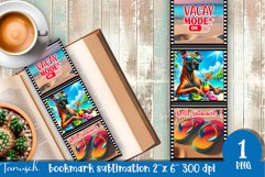 funny dog beach vacation magnet SUBLIMATION Product Image 1