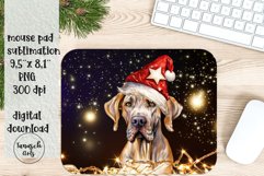 Christmas WEIMARANER dog mouse pad Sublimation PNG design Product Image 1