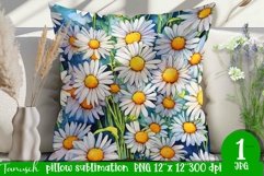 daisy pillow sublimation / stained glass pillow bundle Product Image 2