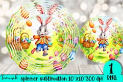 EASTER bunny wind spinner sublimation rabbit design bundle Product Image 2