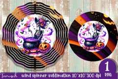 Halloween Wind Spinner sublimation / Witch&#039;s Brew Product Image 1