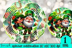 St Patrick LUCKY wind spinner sublimation design Product Image 1