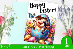 happy EASTER Sublimation / hatching Egg / card printable Product Image 1