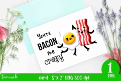 funny food card love Sublimation PNG Product Image 1