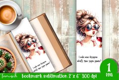 funny Wine bookmark Sublimation / best friends wine together Product Image 1