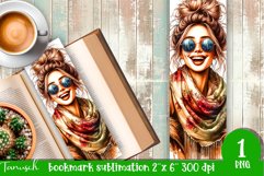 funny Wine bookmark Sublimation / best friends wine together Product Image 1