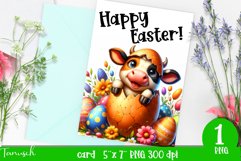 happy EASTER Sublimation / hatching Egg / card printable Product Image 1