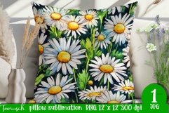 daisy pillow sublimation / stained glass pillow bundle Product Image 3