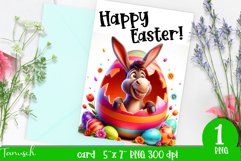 happy EASTER Sublimation / hatching Egg / card printable Product Image 1
