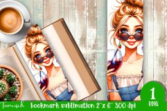 funny Wine bookmark Sublimation / best friends wine together Product Image 1