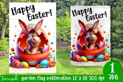happy EASTER Sublimation / hatching Egg / Garden Flag bundle Product Image 7