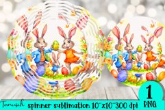 EASTER bunny wind spinner sublimation rabbit design bundle Product Image 4