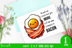 funny food card love Sublimation PNG Product Image 1