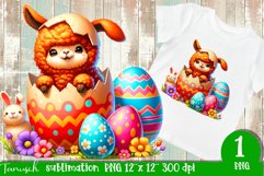 Happy Easter sublimation kitchen Hatching Egg BUNDLE Product Image 4