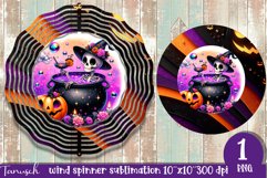 Halloween Wind Spinner sublimation / Witch&#039;s Brew Product Image 1
