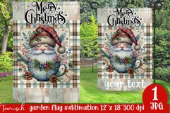 cute rustic Christmas Garden Flag sublimation Product Image 1