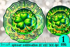 St Patrick LUCKY wind spinner sublimation design Product Image 1