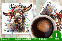 funny christmas funny SQUARE COASTER BUNDLE Product Image 12