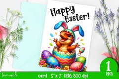 happy EASTER Sublimation / hatching Egg / card printable Product Image 1