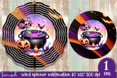 Halloween Wind Spinner sublimation / Witch&#039;s Brew Product Image 1
