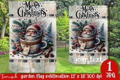 cute rustic Christmas Garden Flag sublimation Product Image 1