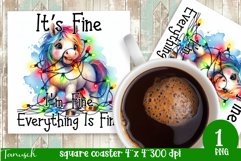 funny christmas funny SQUARE COASTER BUNDLE Product Image 13