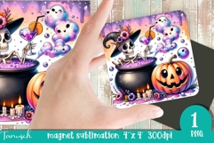 funny skeleton Halloween MAGNET sublimation PNG Product Image 1