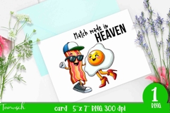 funny food card love Sublimation PNG Product Image 1