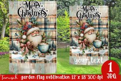 cute rustic Christmas Garden Flag sublimation Product Image 1