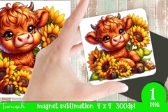 cute EASTER magnet Sublimation PNG Product Image 1