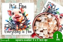 funny christmas funny SQUARE COASTER BUNDLE Product Image 15
