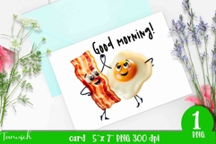 funny food card love Sublimation PNG Product Image 1